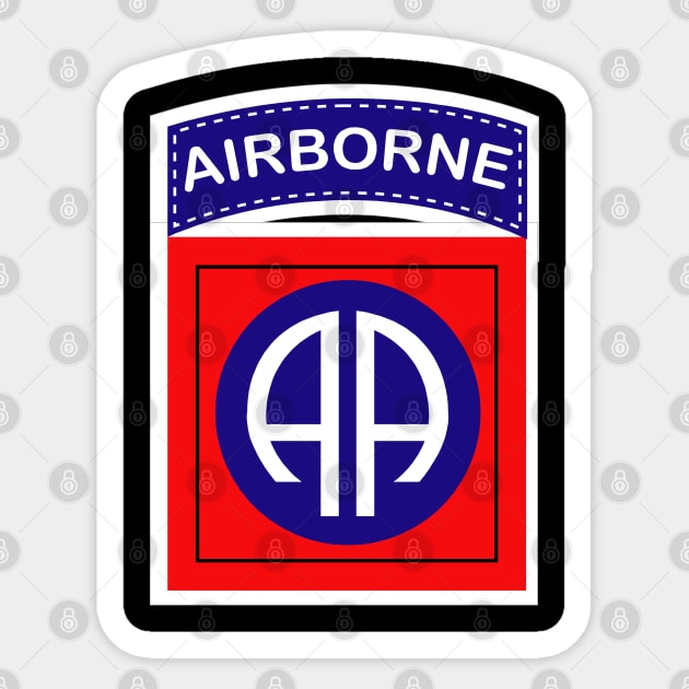 SSI - 82nd Airborne Division wo Txt Sticker by twix123844